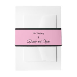 Romantische Bauchband-Wrap für Hochzeitseinladunge Einladungsbanderole