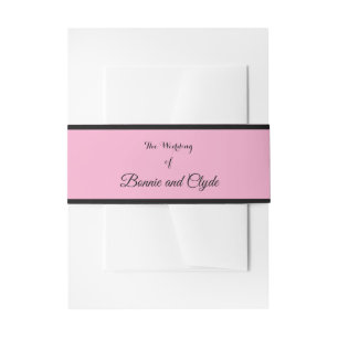 Romantische Bauchband-Wrap für Hochzeitseinladunge Einladungsbanderole