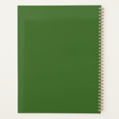 Romantische Baumcoupel Monogram Planer (Rückseite)