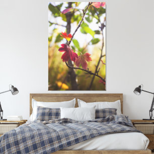 Romantische Bäume & Blumen – Botanische Fantasy Bo Leinwanddruck