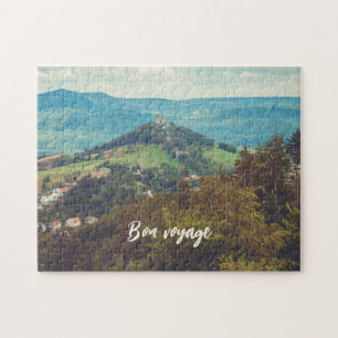 Romantische Berglandschaft Puzzle