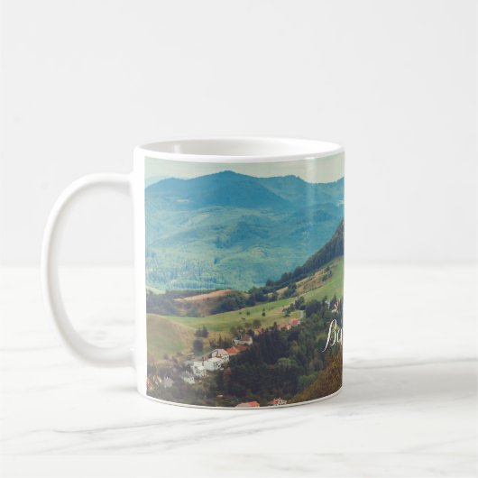 Romantische Bergwelt Kaffeetasse (Links)