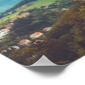 Romantische Bergwelt Poster (Ecke)