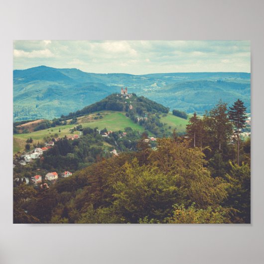 Romantische Bergwelt Poster (Vorne)