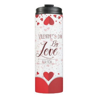 Romantische "Big Liebe" Thermal Tumbler Thermosbecher