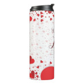 Romantische "Big Liebe" Thermal Tumbler Thermosbecher (Nach links gedreht)