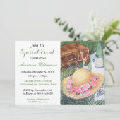 ROMANTISCHE BILDSCHIRME IM PARK-PARTY INVITE EINLADUNG (Stehend Vorderseite)