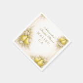 Romantische Birnengarten-Brautparty Serviette (Ecke)