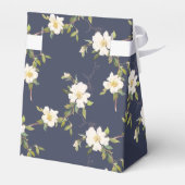 Romantische blaue Blüte Geschenkschachtel (Rückseite)
