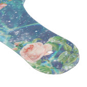 Romantische blaue, kundenspezifische Namen Schneidebrett (Ecke)