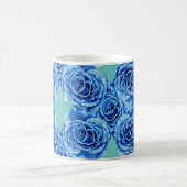 Romantische blaue Rose Kaffeetasse (Mittel)