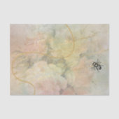 Romantische blorgelbe Rosa Seidenpapier (Vorderseite)