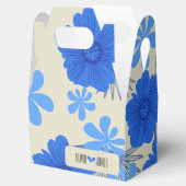 Romantische Blue Floral Gastgeschenk Hochzeit Box Geschenkschachtel (Geöffnet)