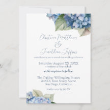 Romantische Blue Hydrangea Blume