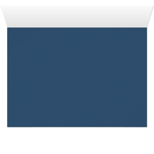 Romantische Blue Watercolor Hydrangea-Blume auf de (Innenansicht Horizontal (Unten))