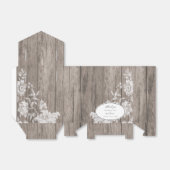 Romantische Blume auf Gastgeschenk Hochzeit Geschenkschachtel (Ungefaltet)