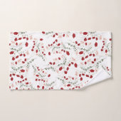 Romantische Blume Badhandtuch Set (Handtuch)