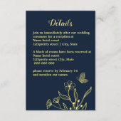 Romantische Blume Begleitkarte (Vorderseite)