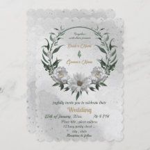 Romantische Blume Botanische Hochzeit