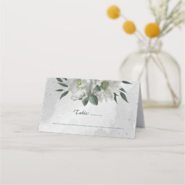 Romantische Blume Botanische Hochzeit Platzkarte