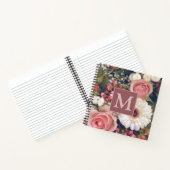 Romantische Blume Bouquet Notizbuch (Innenseite)