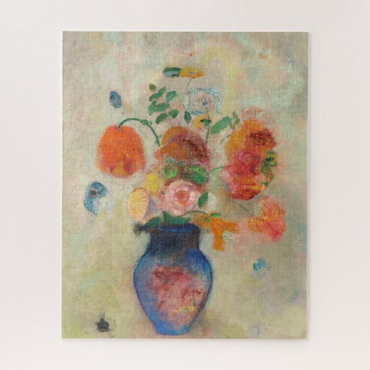 Romantische Blume Bouquet - Odilon Redon Puzzle (Vertikal)