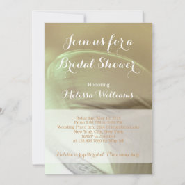 Romantische Blume - Detail - Brautparty Einladung