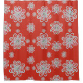 Romantische Blume - Duschvorhang (Vorderseite)