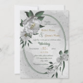 romantische Blume Einladung (Vorderseite)