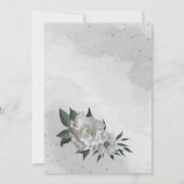 romantische Blume Einladung (Rückseite)