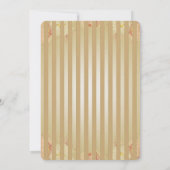 Romantische Blume - Einladungskarte Einladung (Rückseite)