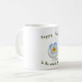 Romantische Blume Frohe Ostern für Sie Minimalisti Kaffeetasse (Vorderseite Links)