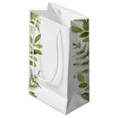 Romantische Blume Gastgeschenk Hochzeit Geschenkta Kleine Geschenktüte (Vorderseite Schrägansicht)