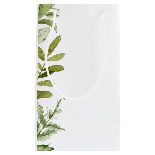 Romantische Blume Gastgeschenk Hochzeit Geschenkta Kleine Geschenktüte (Vorderseite)