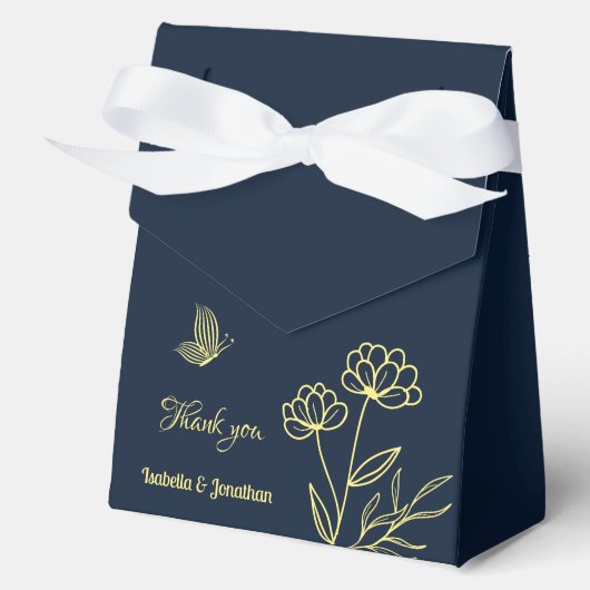 Romantische Blume Geschenkschachtel (Vorderseite)