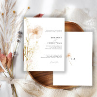 Romantische Blume Hochzeit mit Gold und Blush