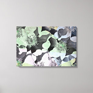 Romantische Blume im Blumendesign Leinwanddruck