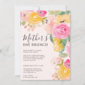 Romantische Blume im Garten Frühling Muttertag Einladung (Vorderseite)