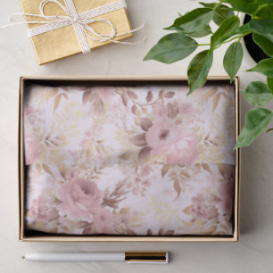 Romantische Blume im rosa Hintergrund Seidenpapier
