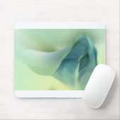 Romantische Blume in Blautönen Mousepad (Mit Mouse)