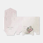 romantische Blume in Rosa und Champagner Geschenkschachtel (Ungefaltet)