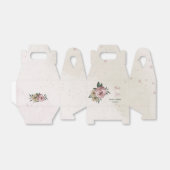 romantische Blume in Rosa und Champagner Geschenkschachtel (Ungefaltet)