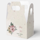 romantische Blume in Rosa und Champagner Geschenkschachtel (Geöffnet)