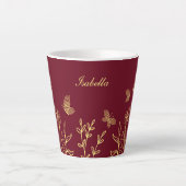 Romantische Blume Milchtasse (Vorderseite)