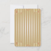 Romantische Blume - Notecard Einladung (Rückseite)