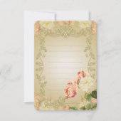 Romantische Blume - Notecard Einladung (Vorderseite)