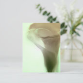 Romantische Blume Postkarte (Stehend Vorderseite)