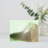 Romantische Blume Postkarte (Stehend Vorderseite)