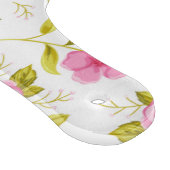 Romantische Blume Rose Rosa Weiß Muster Schneidebrett (Ecke)