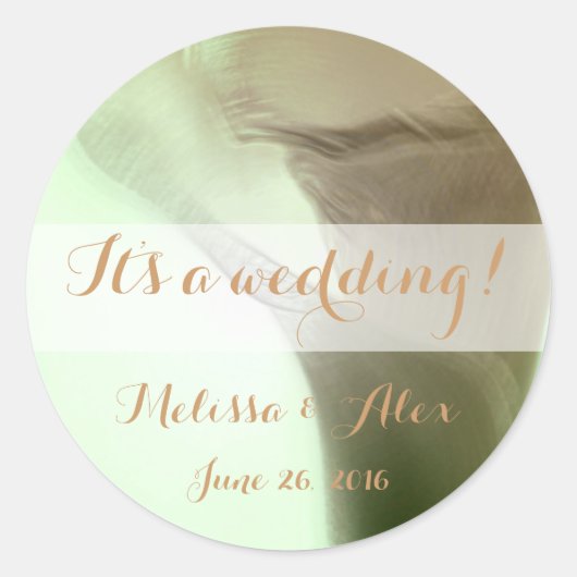 Romantische Blume Runder Aufkleber (Vorderseite)